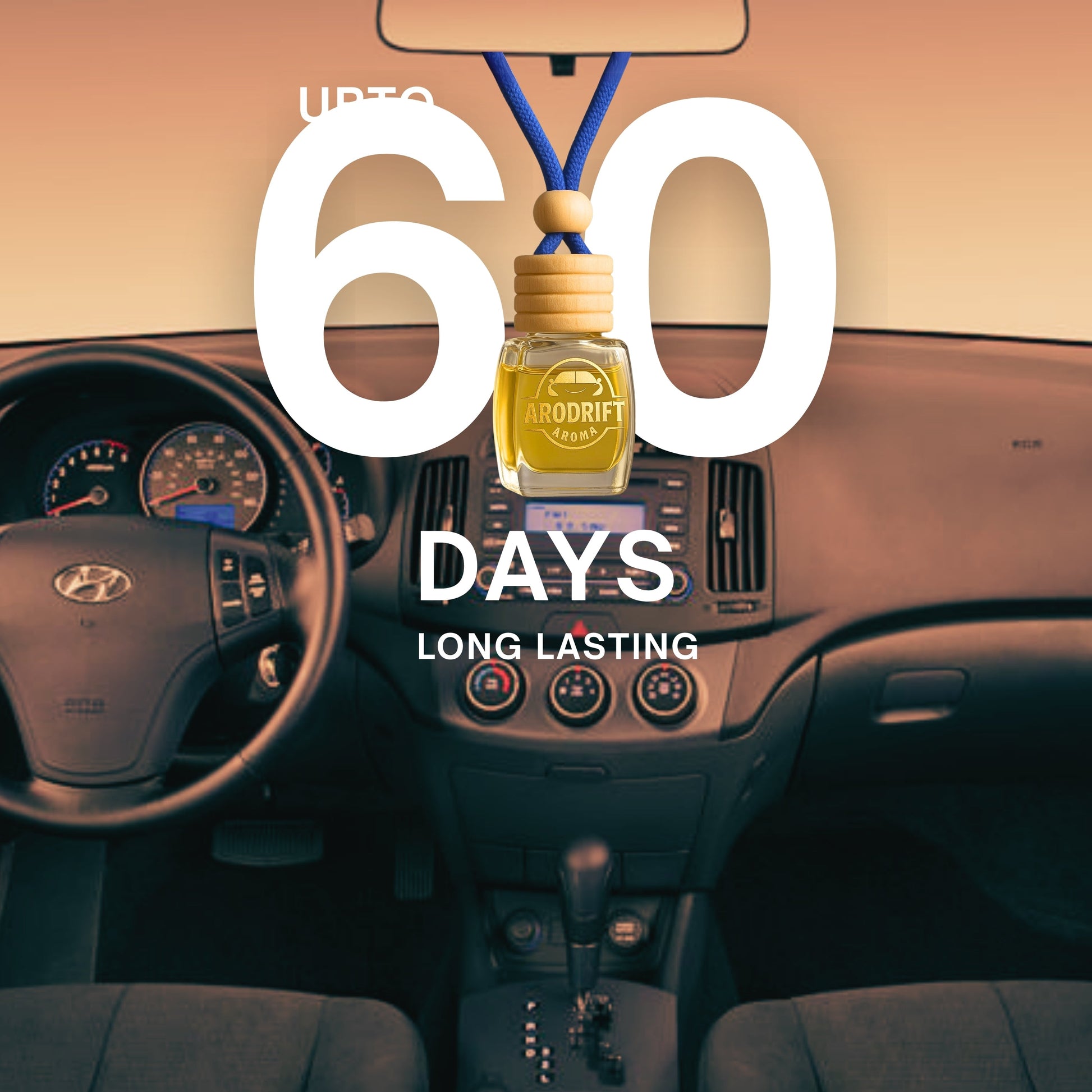 AroDrift Premium Hanging Car Perfume | Last Up to 30 Days | Made From Natural Essential Oils | 15ML [Pack Of 1]